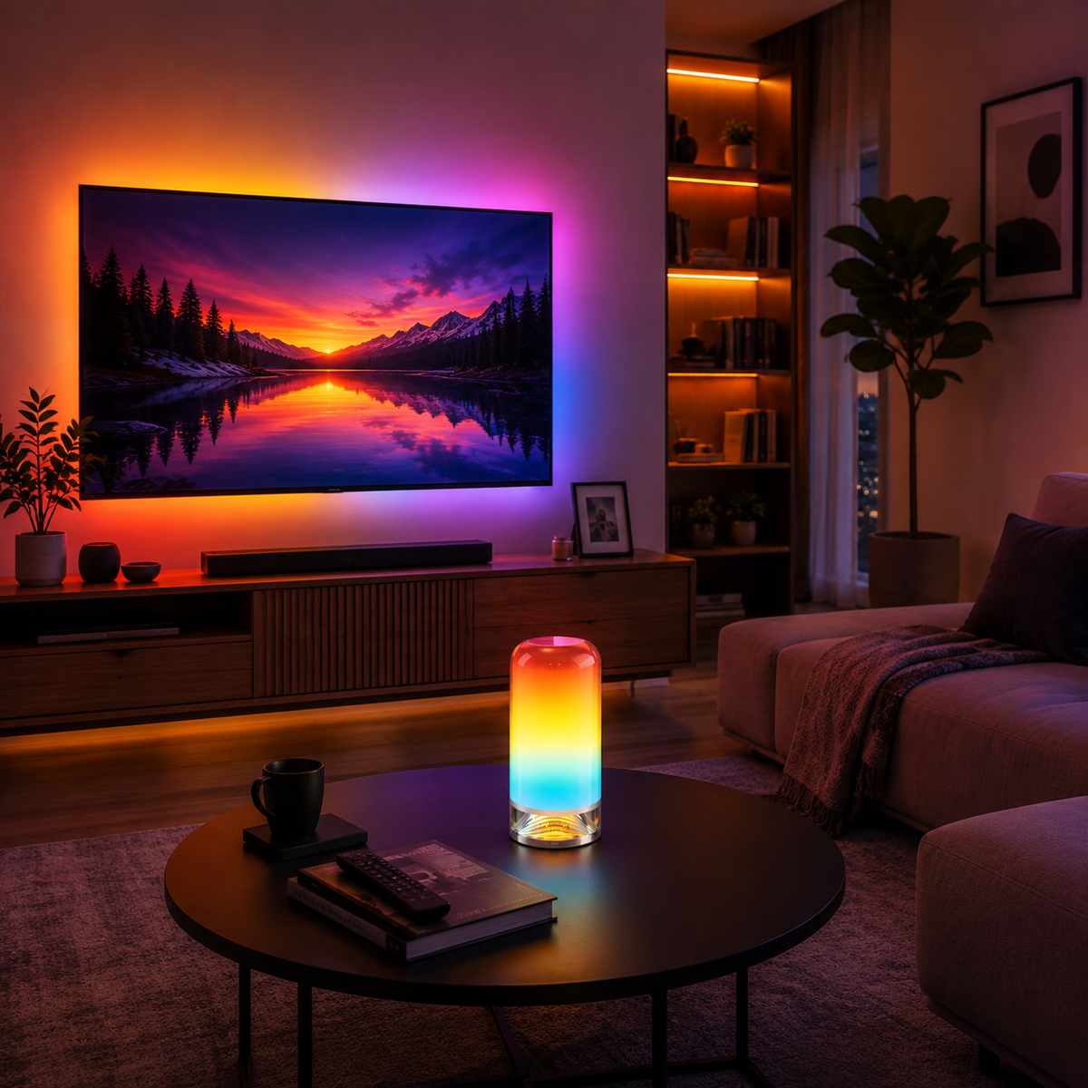 PulseCore Smart Ambient Table Lamp