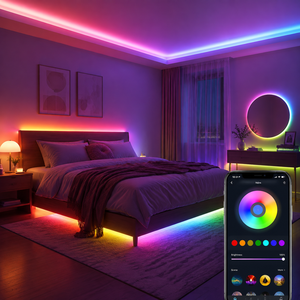 PulseCore Smart RGBIC LED Light Strip