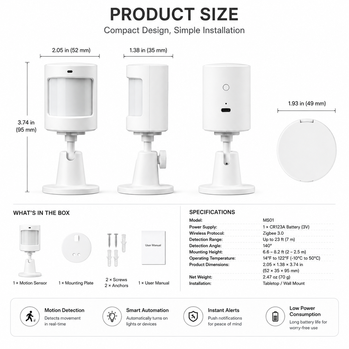 PulseCore Smart Motion Sensor
